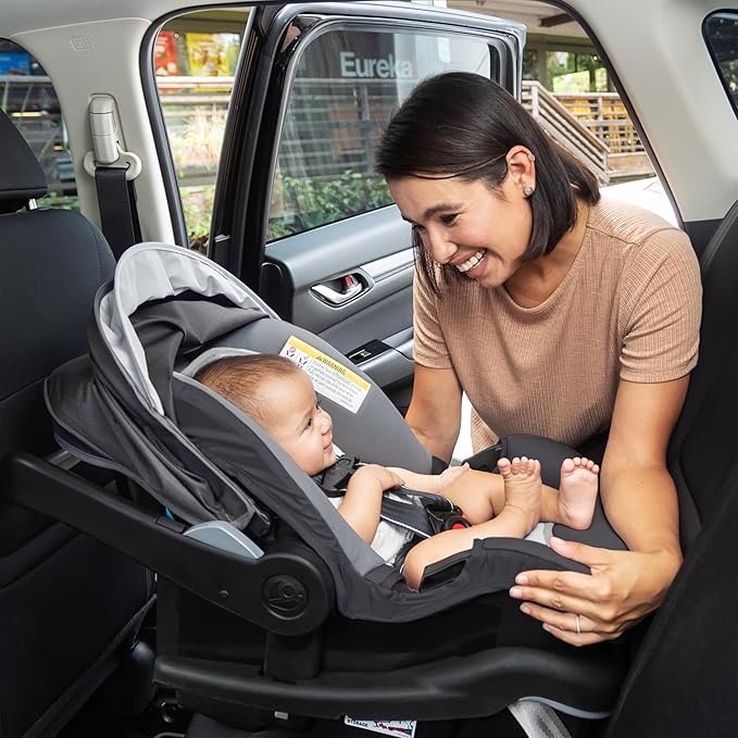 Baby Trend EZ-Lift™ PRO Infant Car Seat, Dash Midnight – Lightweight Premium Carry, Plush Infant Cushioning, Adjustable Harness Support