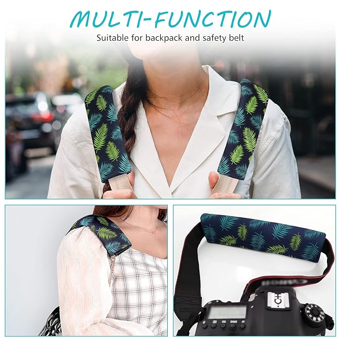 Accmor Car Seat Straps Shoulder Pads for Baby Kids, Soft Seat Belt Covers for Children, Car Seat Strap Covers for Girls Boys