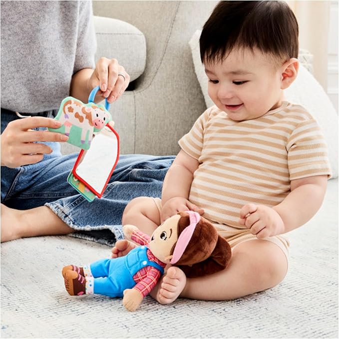 Ms. Rachel Official Farm Friends Baby Registry Gift Set with Plush, Animals Cards & Finger Puppet, Educational Toys & Baby Toys for Girls & Boys Ages 0+ (Amazon Exclusive)