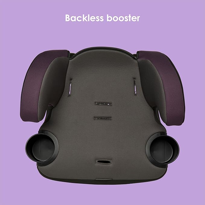 Baby Trend Hybrid SI 3-in-1 Combination Booster Seat, Dash Orchid – Side-Impact Protection, 3-Stage Growth Design, Adjustable Headrest, Cushioned Comfort