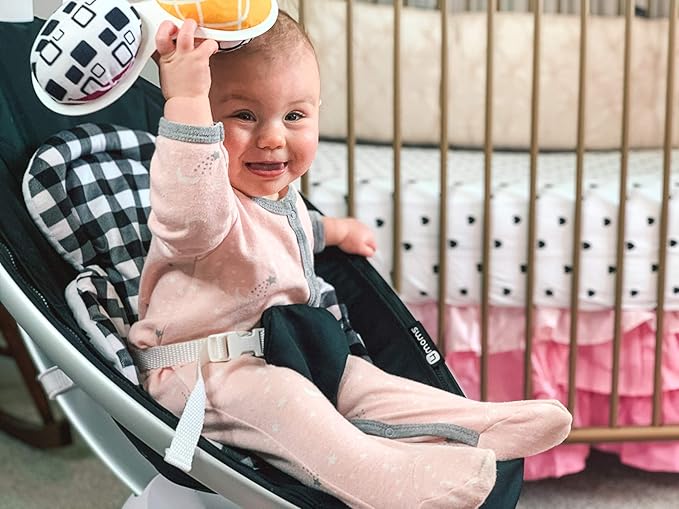 Infant Insert Compatible with 4Moms Mamaroo & Rockaroo – Car Seat Insert 2 Pack – Reversible Infant Car Seat Insert – Rockaroo & Mamaroo Newborn Insert – Soft Plush Minky Car Seat Head Support Insert