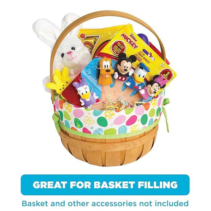 Disney Mickey Mouse & Friends 10 Piece Finger Puppet Set – Party Favors, Educational Play, Bath & Pool Toys, Beach Games, Finger Puppets, Playtime Activities