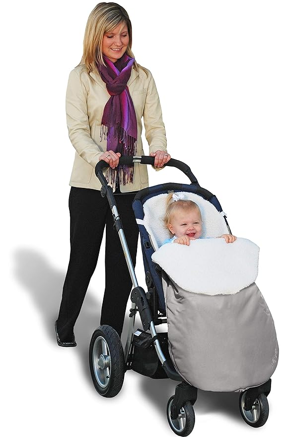 Jolly Jumper Water Resistant Snuggle Bag Stroller - Grey