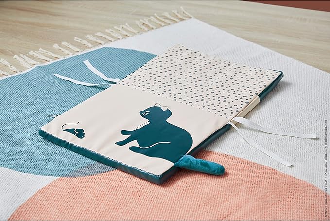 Kaloo - Stimuli - My Sensorial Mirror - Soft Multi Textured Toy for Babies - Early Developments - Polyester - from Birth - K227001.