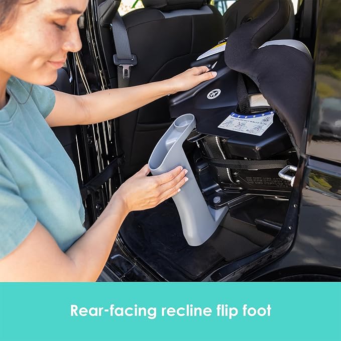 Baby Trend Trooper™ Slim 3-in-1 Convertible Car Seat, Dash Black – Slim Fit, 3-in-1 Growth Modes, Lightweight Design, Adjustable Comfort Padding