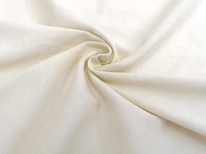 American Baby Company 100% Natural Cotton Fitted Pack and Play Sheet 39" x 27" - Soft & Breathable Pack N Play Sheet for Playpen, Playard & Mini Crib Mattress, Cream, for Boys & Girls