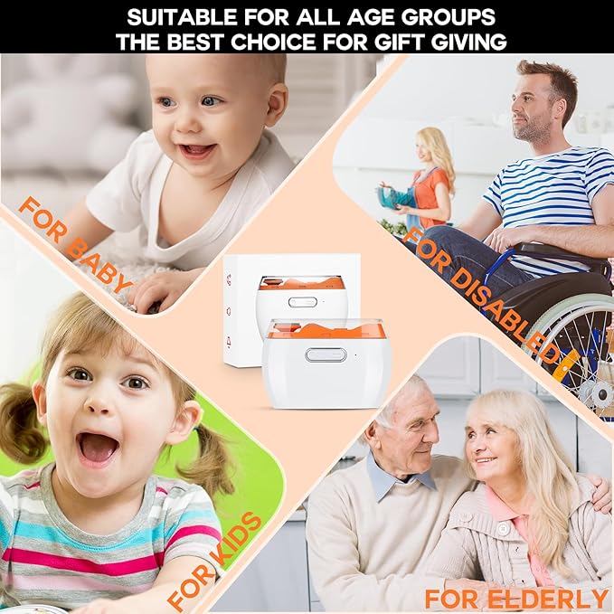 Electric Nail Clipper, 3 in 1 Electric Nail Trimmer and Polisher with LED Light & Clip Storage, USB Rechargeable, 2 Speed Electric Nail File for Baby, Seniors, Kids, Caregivers