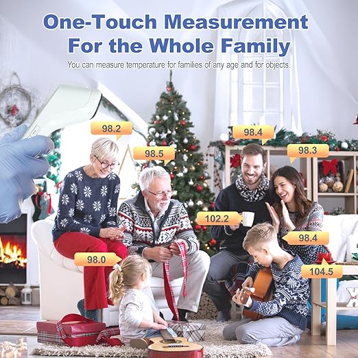 Uright Infrared Non Contact Forehead Thermometer, Made in Taiwan, No Touch Digital Thermometer for Adult, Baby and Children
