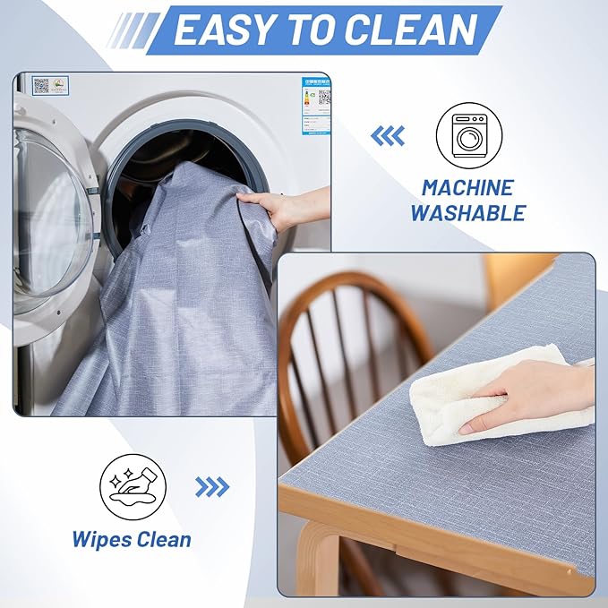 Drydiet 55x70 Inch Extra Large Craft & Painting Floor Mat - Waterproof Non-Slip PVC Art Rug, Floor Protector for Easel Painting Pottery Messy Projects, Washable Roll-up Spill Mat(Gray, Plain)