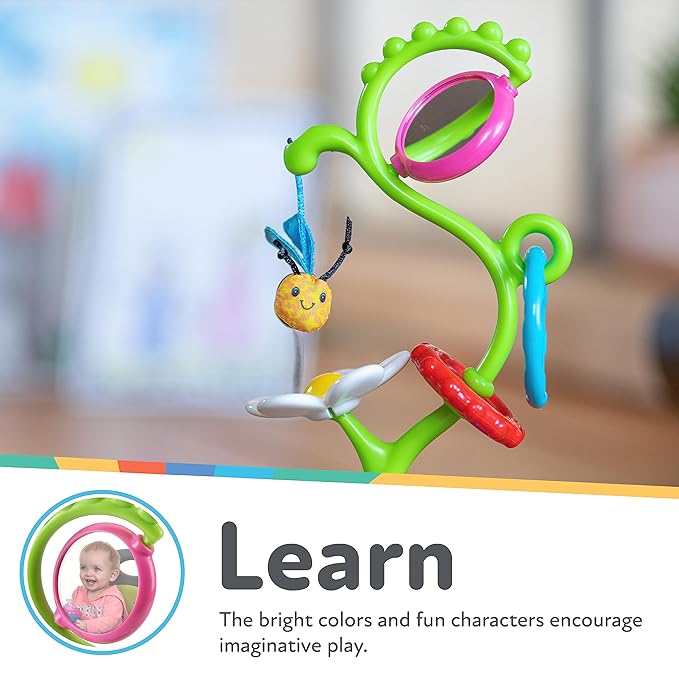 Nuby Buzzy Blossoms with Suction Base High Chair Interactive Toy for Early Development