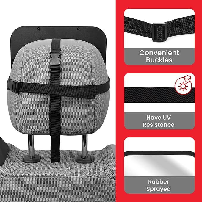 Baby Car Mirror, Shatterproof & Easy Assembled Crash Tested, 360° Rotation, Safety Car Seat Mirror for Rear Facing Infant with Wide Crystal Clear View