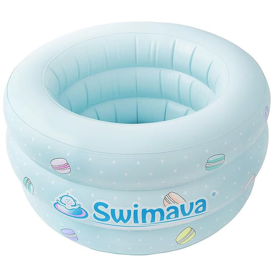 Swimava [Japan genuine product 60 Days Warranty] suima-ba Fluffy Baby Bath makaronbasu 0 – 24 Months Green Premium