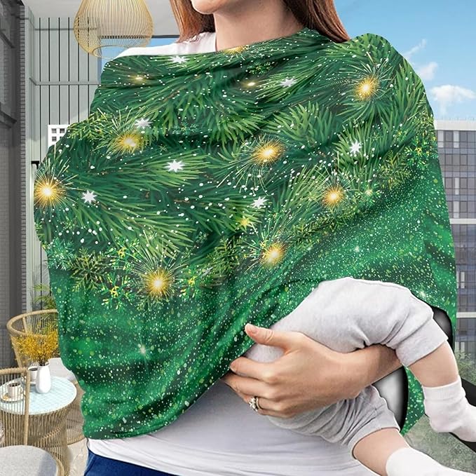 Baby Car Seat Cover Nursing Breastfeeding Covers for Babies Breastfeeding Scarf Stretchy Car Seat Canopy Cover