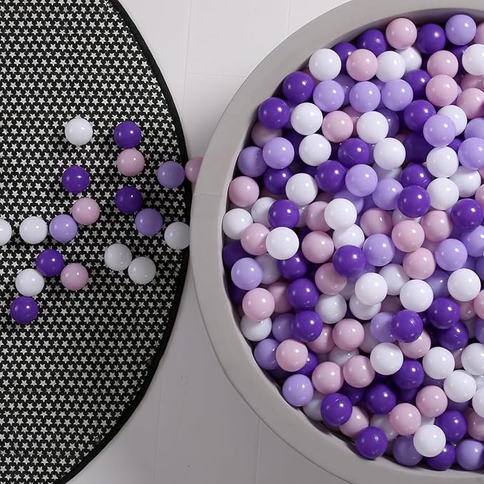 GOGOSO Ball Pit Balls for Toddlers Dogs Baby Boys Girls 2.2Inch Plasticball Toys for Kid Play Tent Birthday Slides Party Decor 50 100 170 200 500 1000