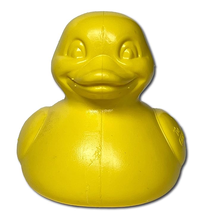 Celebriducks The Good Duck - BPA & PVC Free Rubber Duckie Baby Bath Toy Teether - Yellow