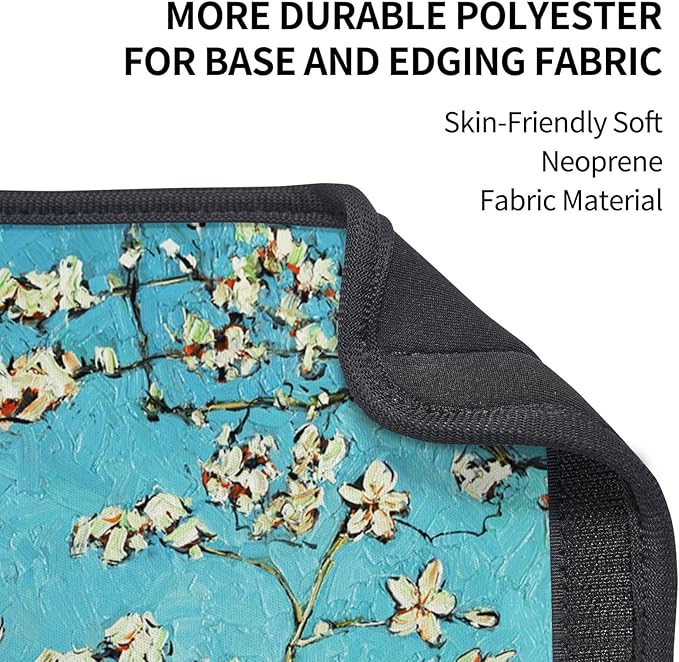 Bloom Flowers Print Seatbelt Pads Fits Cars Trucks SUV Sedans Sweat Absorption Car Seatbelt Strap Cover, Auto Interior Accessories Protector