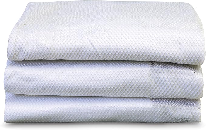 Foundations SnugFresh Travel Yard Sheets, 3-Pack, Durable & Can Be Laundered, Easily Fastens onto SnugFresh Travel Yards, Made from Microfiber Material, White