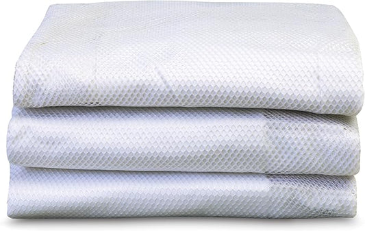 Foundations SnugFresh Travel Yard Sheets, 3-Pack, Durable & Can Be Laundered, Easily Fastens onto SnugFresh Travel Yards, Made from Microfiber Material, White