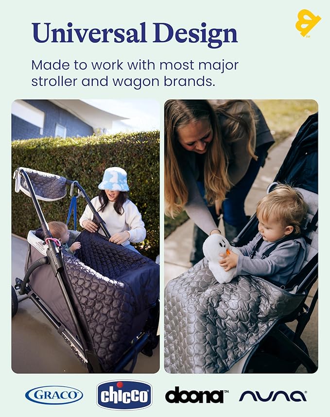GoldBug Stroller Muff - Baby Essentials for Fall & Winter - Warm Mitten Stroller Accessory