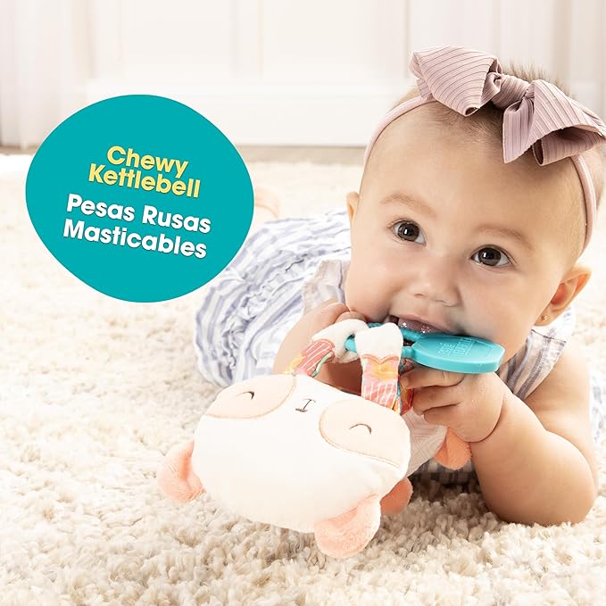 BEBE FUERTE Move and Groove Crinklie Panda by Robin Arzon - Baby Crinkle Toys - Sensory Toys for Fine Motor Skills - Baby and Toddler Toys for Ages 0 Months and Up