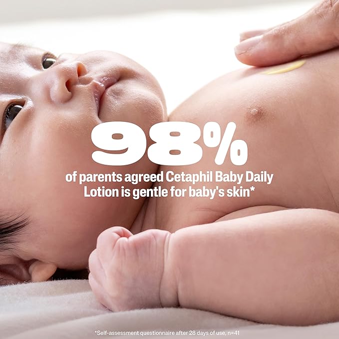 Cetaphil Baby Daily Lotion with Organic Calendula |Vitamin E | Sweet Almond & Sunflower Oils |13.5 Fl. Oz