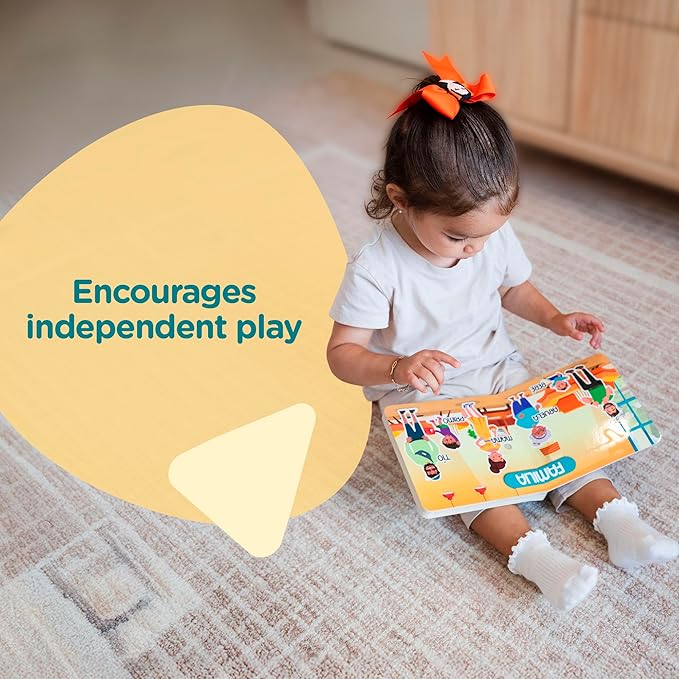 Aprende Peque Dance & Play Musical Sound Book for Toddlers Ages 1–4 | Canta con Isa: Canciones para Bailar | Interactive Spanish Music for Kids | 6 Songs