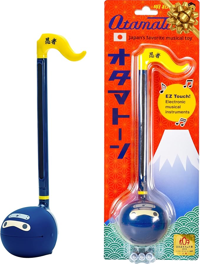 Otamatone Classic Ninja [Officially Licensed] Japanese Character Electronic Musical Instrument Portable Synthesizer from Japan Maywa Denki for Children Kids and Adults Gift