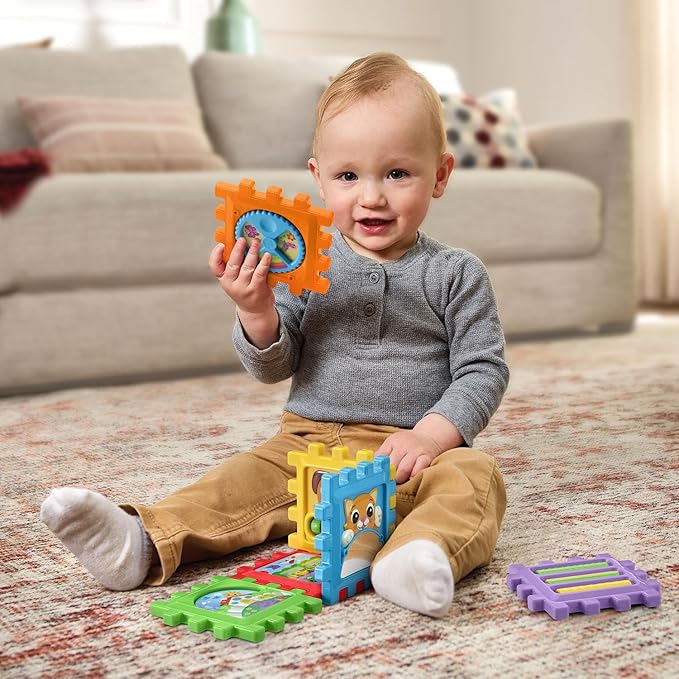 LeapFrog 6-in1 Snap and Learn Busy Cube Motor Skills Baby Toy