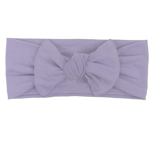 KYTE BABY Rayon Made From Bamboo Bow, (0-3 Months, Taro)