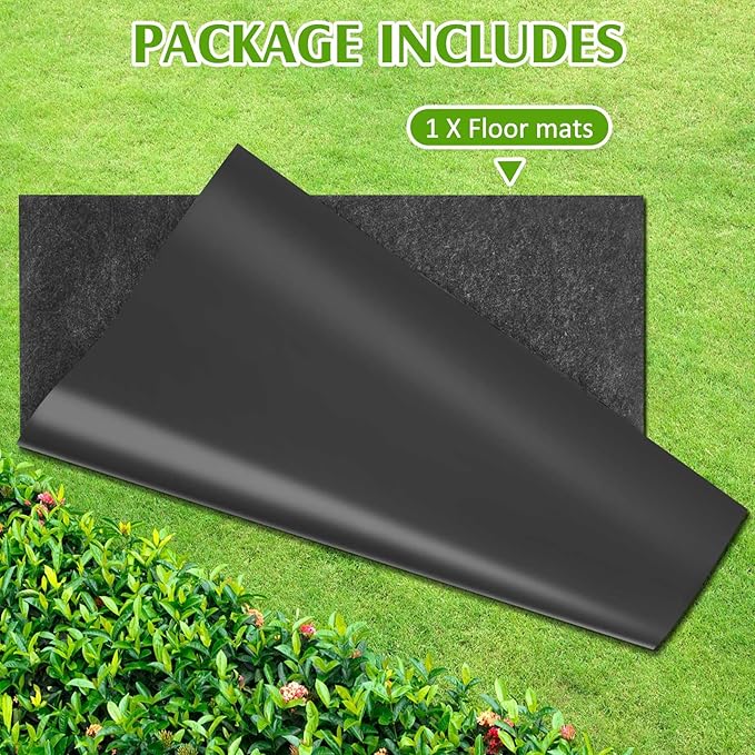 Kids Outdoor Playhouse Mat for Baby Toddlers, 61'' x 57'' Non Slip Washable Activity Rug Playhouse Accessories for Floor Home Ground Children Portable