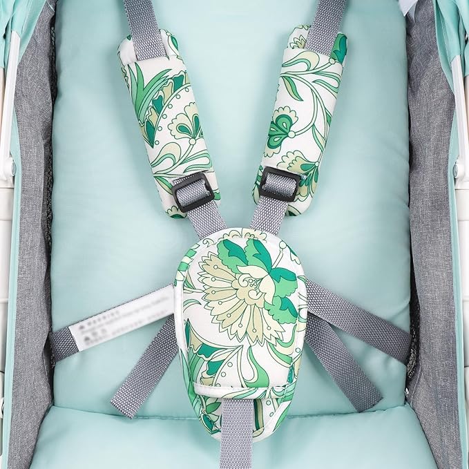 Accmor Car Seat Strap Pads Set for Baby Toddler Kids, Car Seat Strap Covers with Hip Support, Super Soft Seat Belt Covers Fits for All Car Seats, Pushchair, High Chair, Stroller