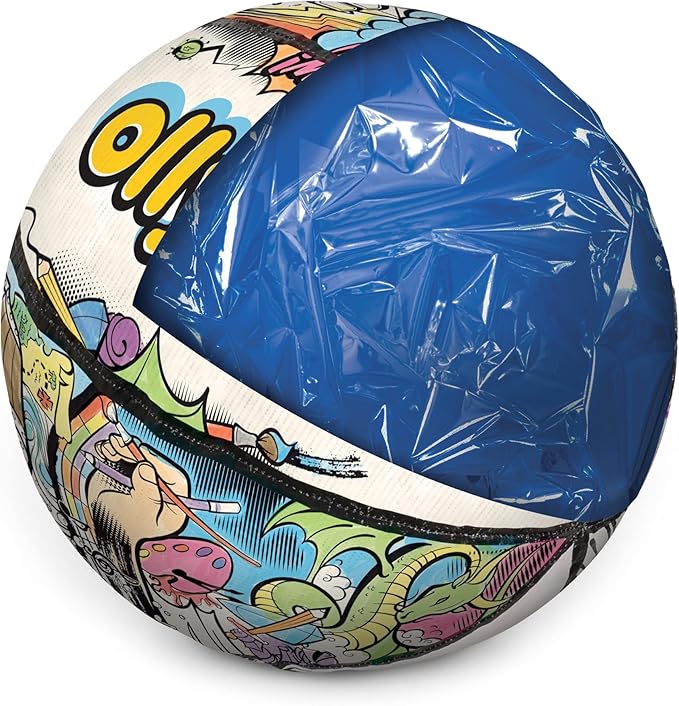 Ollyball KrunchCOR Replacement Bladder – VICTURY Ball, Girl Power, Twilight Glow Party – Inflatable Play Ball Replacement for Indoor Play