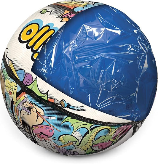Ollyball KrunchCOR Replacement Bladder – VICTURY Ball, Girl Power, Twilight Glow Party – Inflatable Play Ball Replacement for Indoor Play