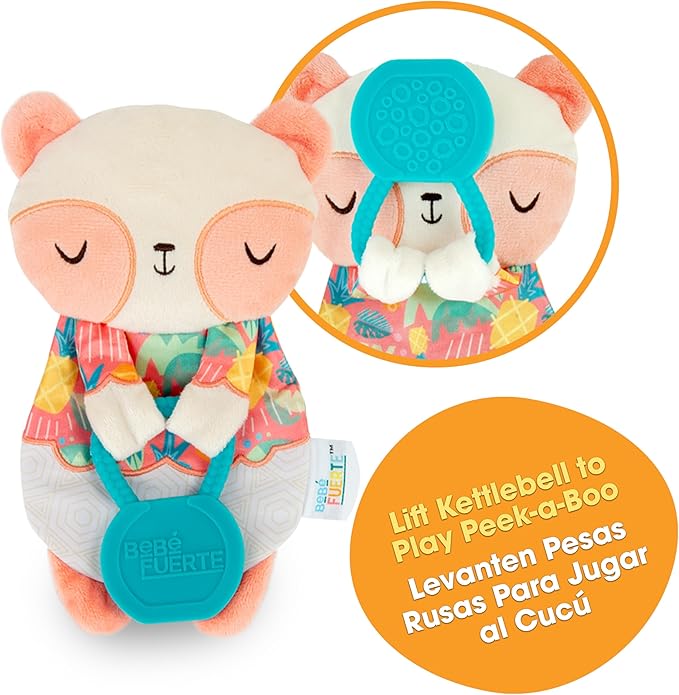 BEBE FUERTE Move and Groove Crinklie Panda by Robin Arzon - Baby Crinkle Toys - Sensory Toys for Fine Motor Skills - Baby and Toddler Toys for Ages 0 Months and Up