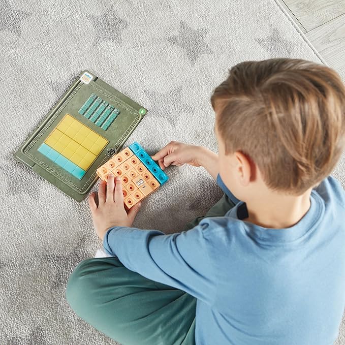 Learning Resources MathLink Cubes Numberblocks 21–30 Activity Set, Toys for 3 Year Old Boys and Girls, 20 Activities Related to The TV Series, Sensory Toys for Autism