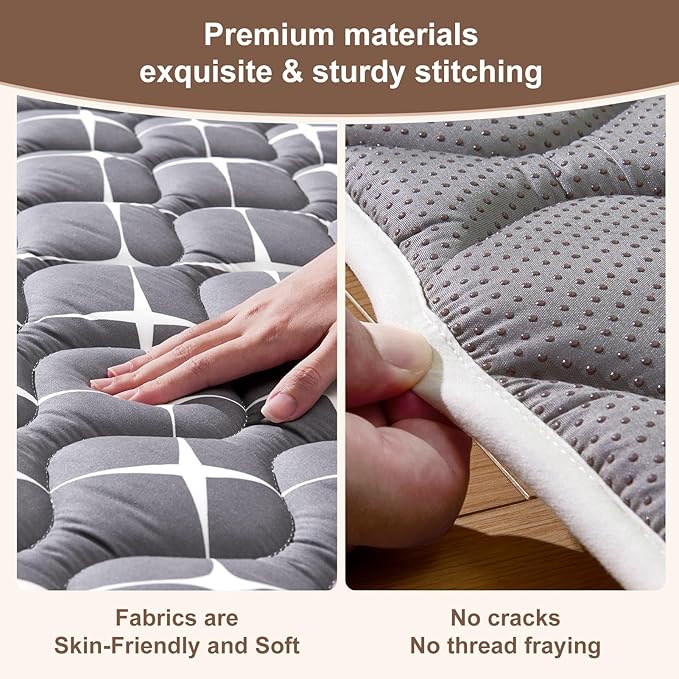 Baby Play Mat - 79" X 71",Premium Thicker Foam One-Piece Machine Washable, Extra Large Anti-Slip Soft Cushioning Foam Playmats for Babies and Toddlers, Foldable Baby Crawling Mat for Playpen