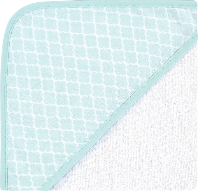 Hudson Baby Unisex Baby Cotton Rich Hooded Towels, Llama, One Size (Pack of 2)