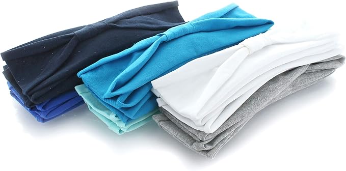 Jersey Knit Cotton Baby Headbands, Infant Size Packs
