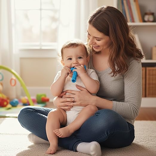 Chewy Tubes - Oral Motor Chewing Tool, Safe, Non-Toxic, Latex & Phthalate Free, Blue