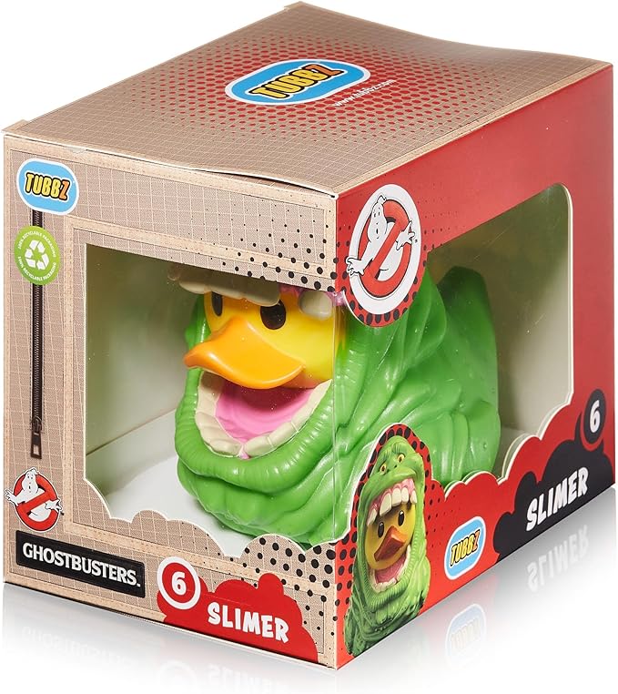 TUBBZ Boxed Edition: Ghostbusters - Slimer Cosplaying Rubber Duck Vinyl Figure