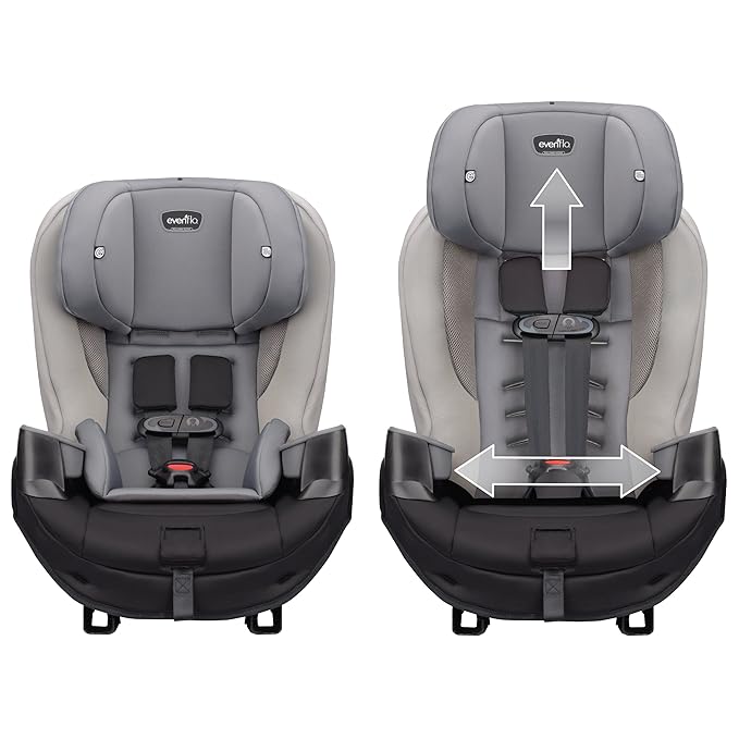 Evenflo Stratos Convertible Car Seat, Silver Ice