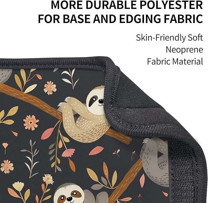 Brown Cute Sloth Tree Seatbelt Pads Fits Cars Trucks SUV Sedans Air Permeability Car Seatbelt Strap Cover, Auto Interior Accessories Protector