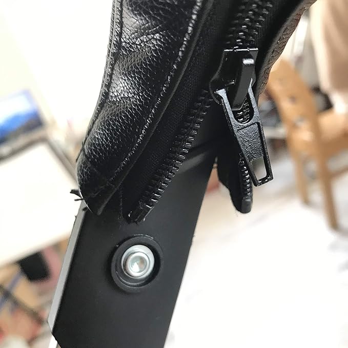 Classic Luxury PU Leather Handle Cover for Doona Stroller & Car Seat, Dust-proof, Water-repellent, Black