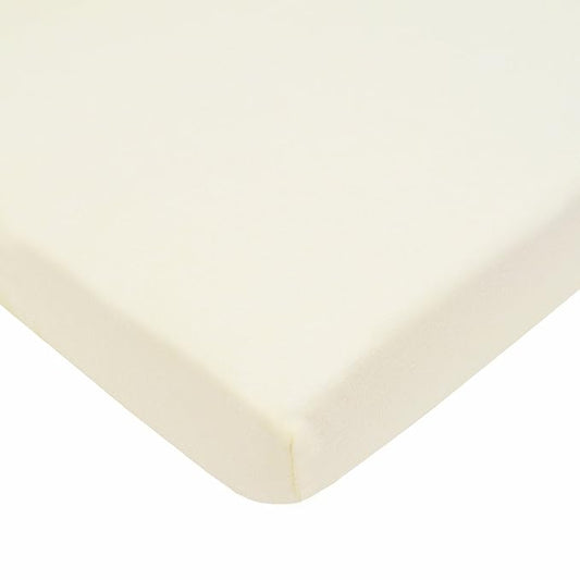 TL Care 100% Natural Cotton Fitted Pack and Play Sheet 39" x 27" - Soft & Breathable Pack N Play Sheet for Playpen, Playard & Mini Crib Mattress, Cream, for Boys & Girls