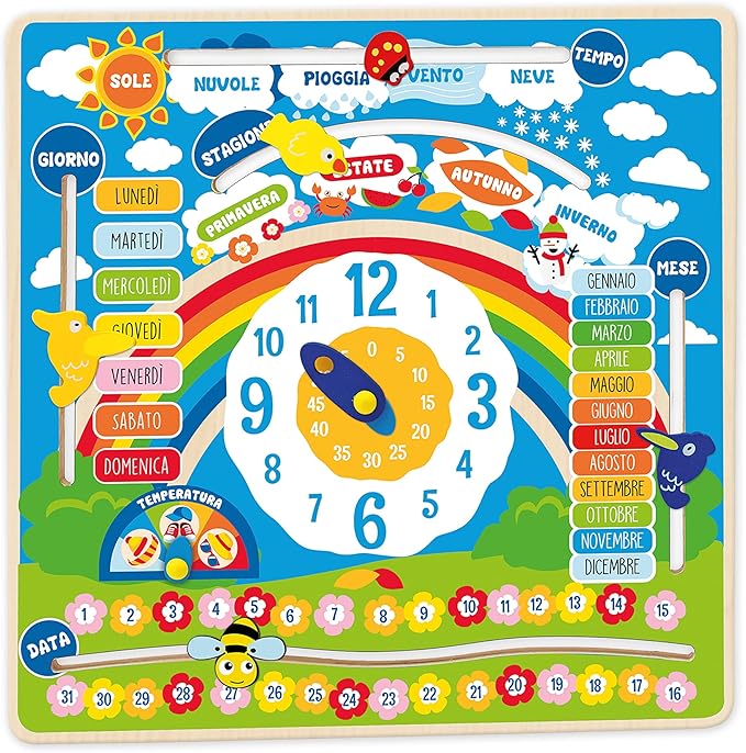 TEOREMA CALENDARIO DIDATTICO in Legno