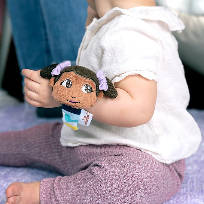Little Muffincakes Zhara Wrist Rattle, Wearable Baby Toy for Wrist or Ankle, Age Newborn+