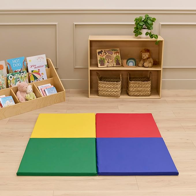 FourSquare Folding Activity Mat, Folding Playmat, Assorted