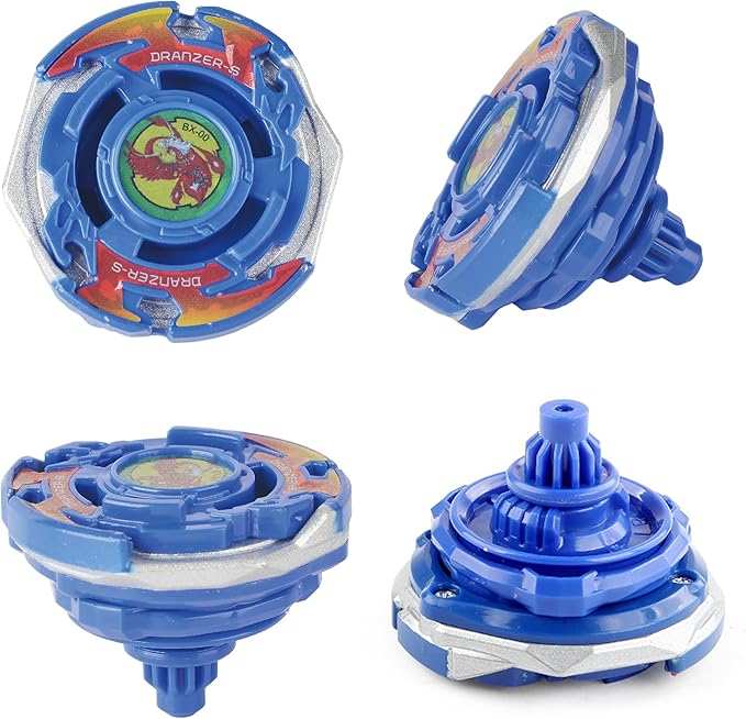 ASVEXKW Battling Set, Spinninning Top Burst Boy Combat Battling Game Set, Spinning & Launchers, Greats Birthday Gift for Boys, 8 & 10 Spinning Tops (08)