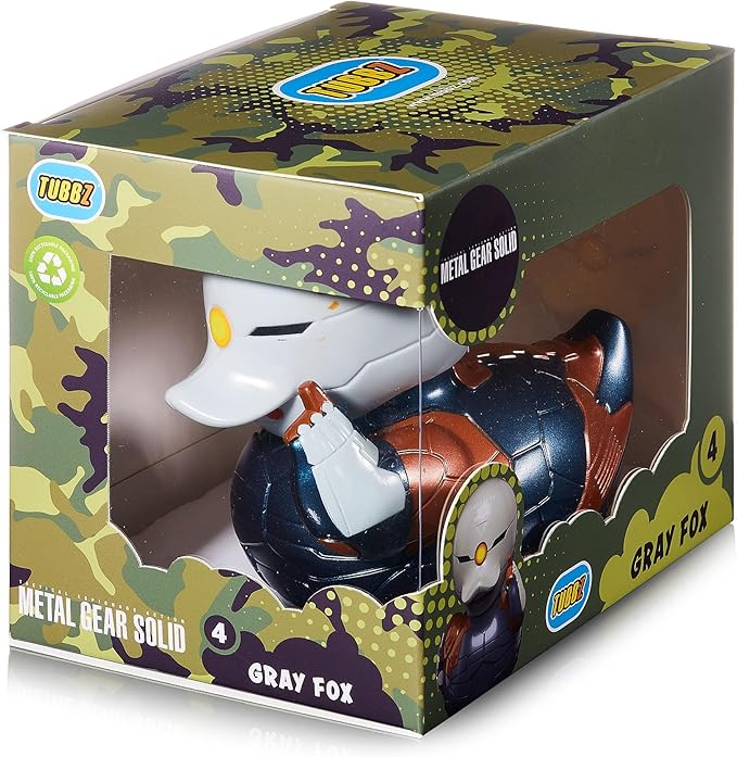 TUBBZ Boxed Edition: Metal Gear Solid - Grey Fox Cosplaying Rubber Duck Vinyl Figure