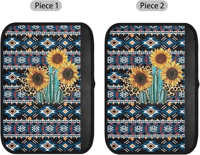 Seat Belt Cover Pad 2 Packs Shoulder Strap Pad Sunflower Easy to Install Seat Belt Cushions Pads for Car Truck SUV Airplane Backpack Straps Birthdays Gifts Neighbors